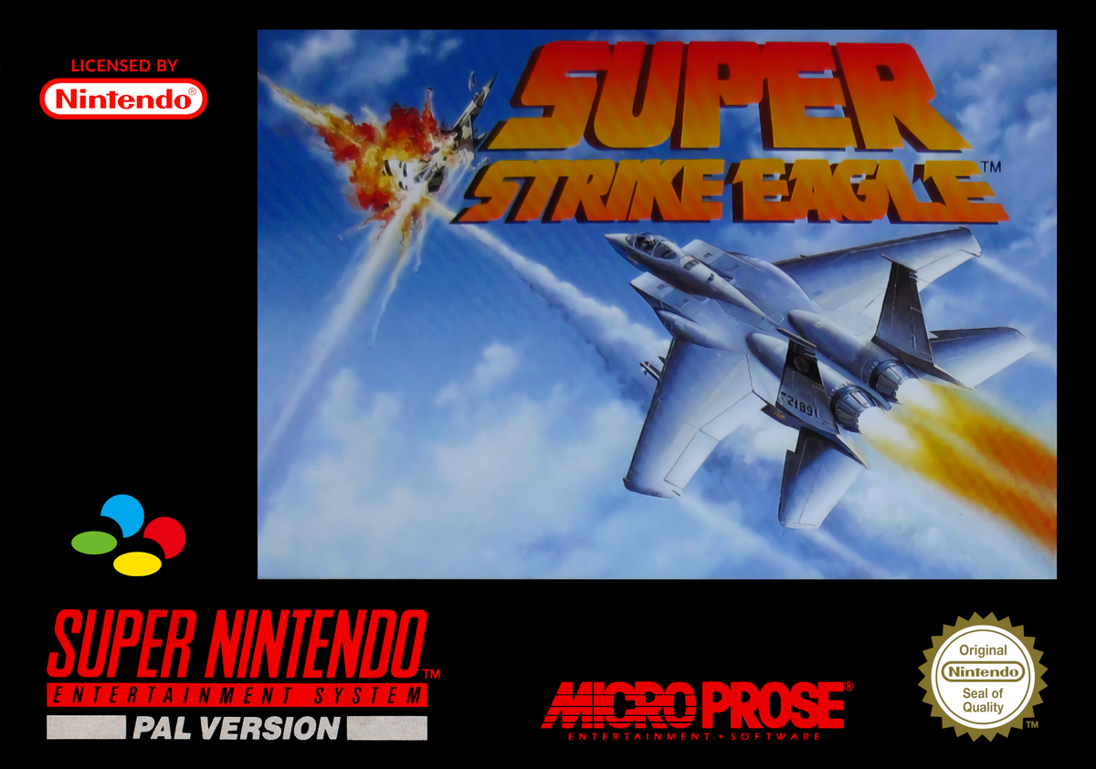 Super Strike Eagle - Super Nintendo SNES (Boxed)