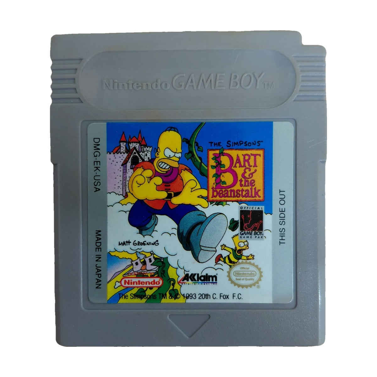 Bart & the Beanstalk - Nintendo Game Boy (Cartridge)