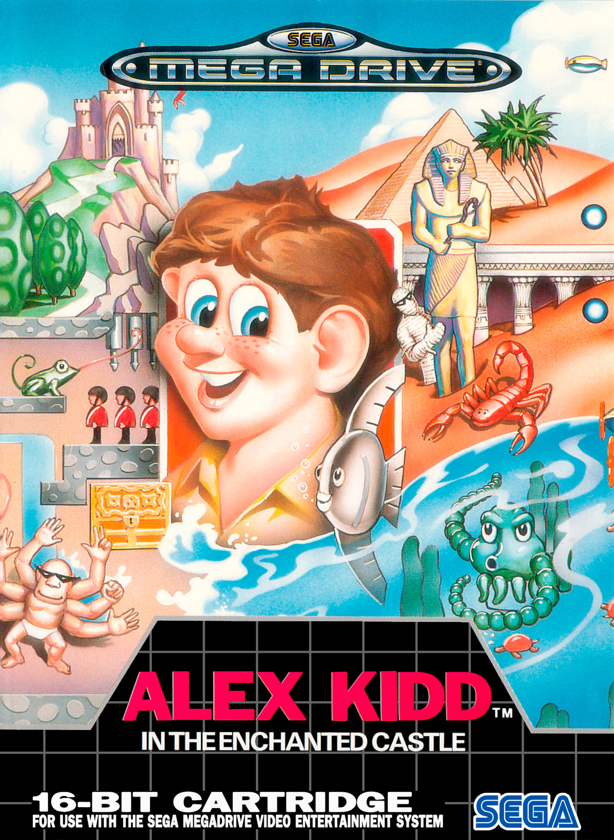 Alex Kidd in the Enchanted Castle - Sega Mega Drive