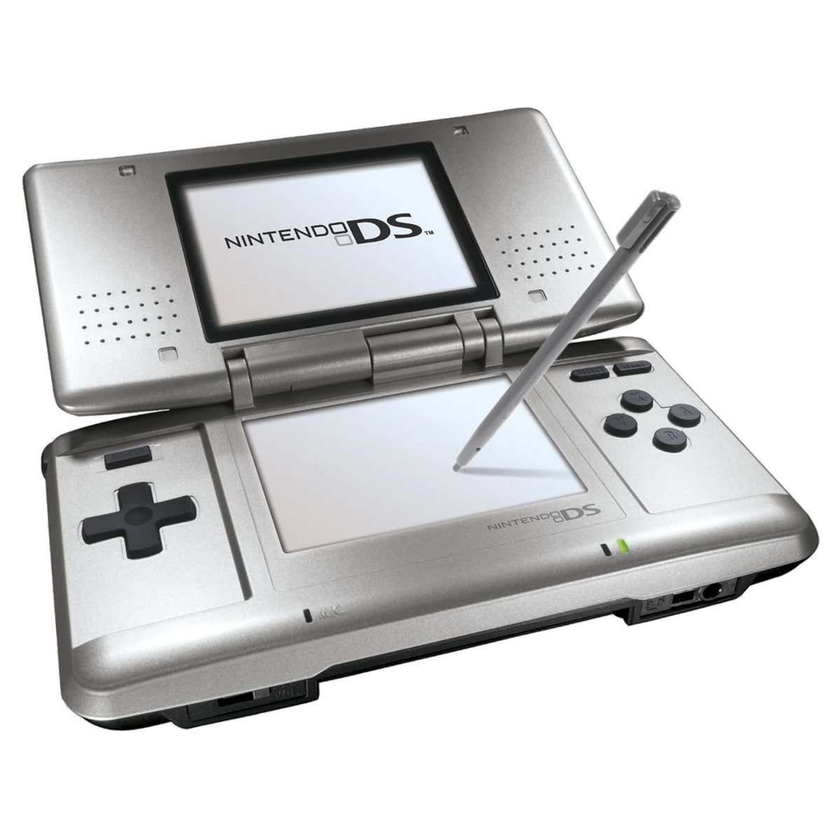 Original DS Silver Handheld Console NTR-001