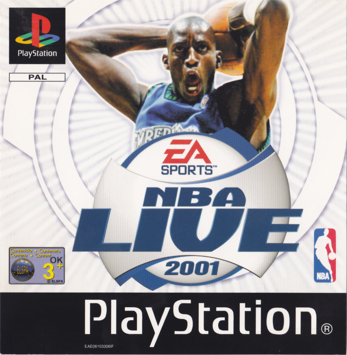 NBA Live 2001 - PlayStation 1 PS1
