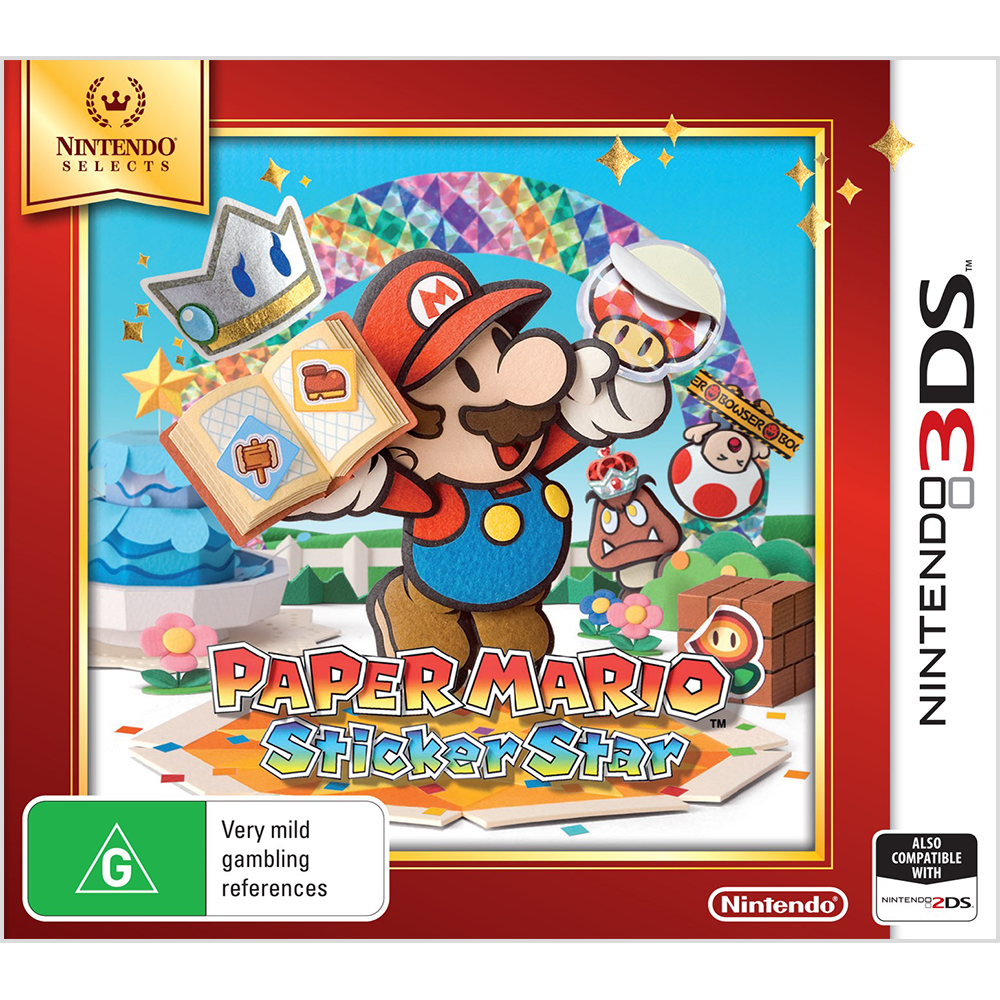 Paper Mario: Sticker Star - Nintendo 3DS