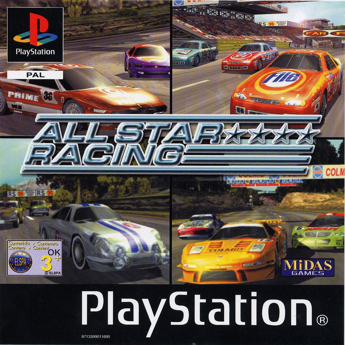 All Star Racing - PlayStation 1 PS1