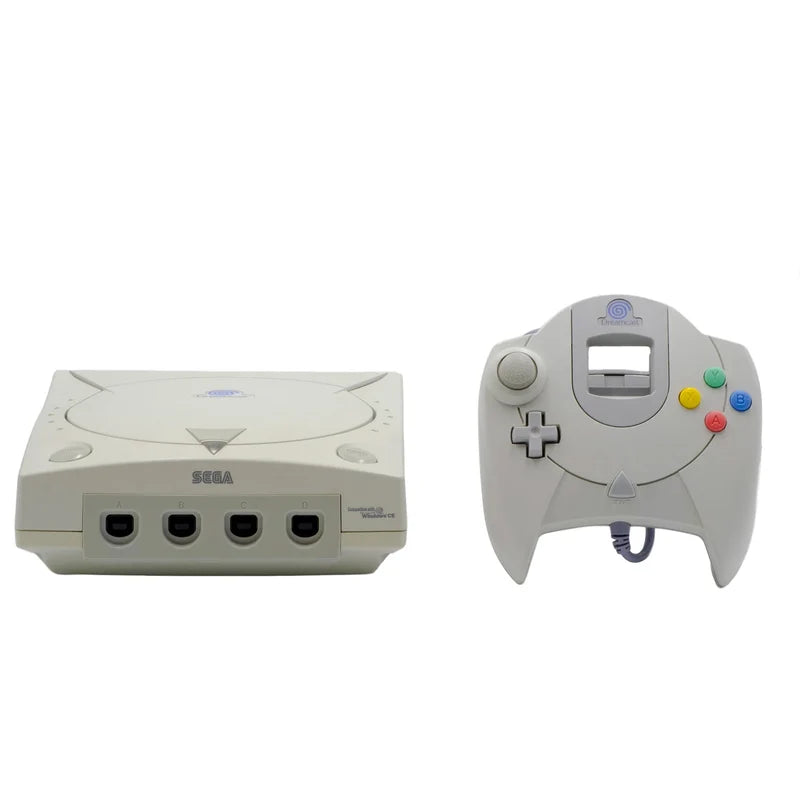Sega Dreamcast Console With Controller