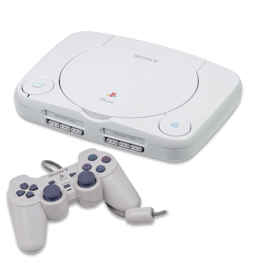 PS One Slim Console + 1 Controller (Original Grey) - PlayStation One