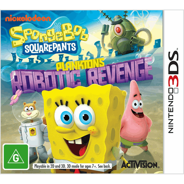 SpongeBob SquarePants: Plankton's Robotic Revenge - Nintendo 3DS