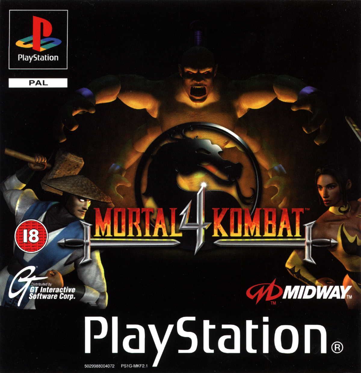 Mortal Kombat 4 - PlayStation 1 PS1