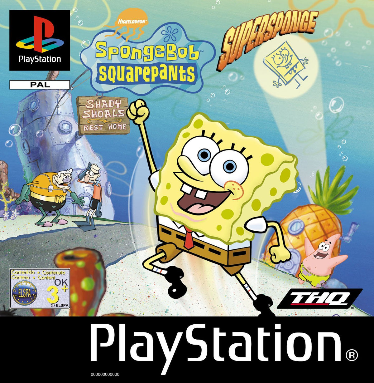SpongeBob SquarePants: SuperSponge - PlayStation 1 PS1