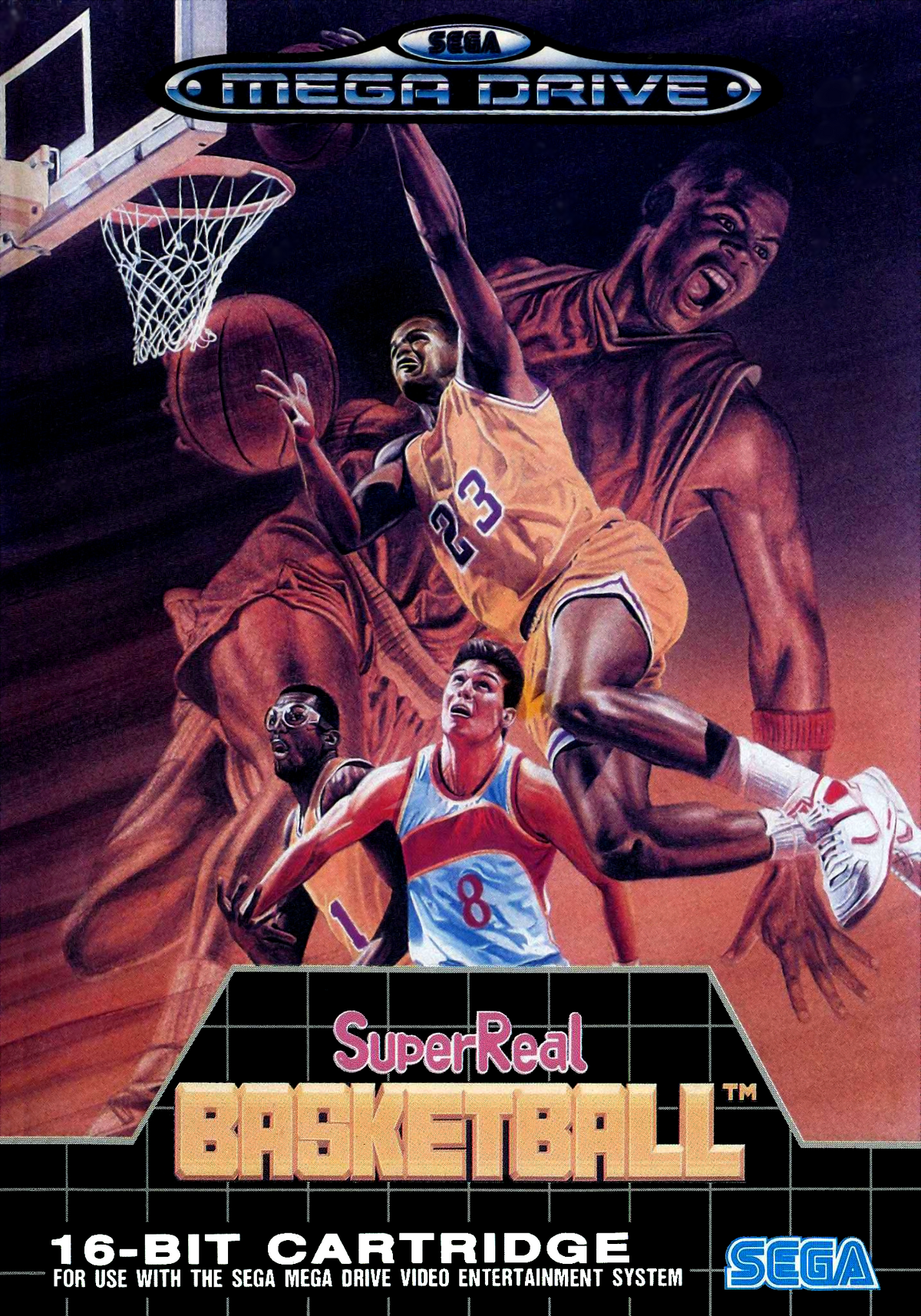 Super Real Basketball - Sega Mega Drive