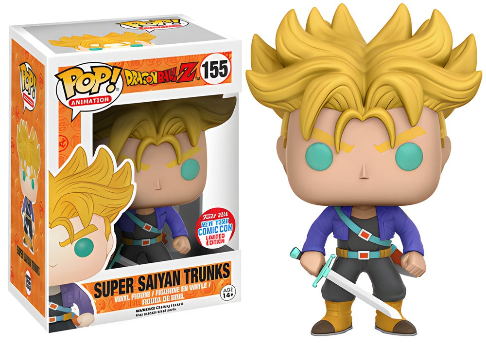 Dragon Ball Z - Super Saiyan Trunks #155 Convention Exclusive 2016 Pop! Vinyl