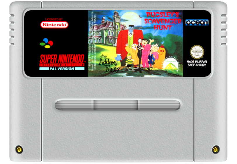 The Addams Family: Pugsley's Scavenger Hunt - SNES (Cartridge)