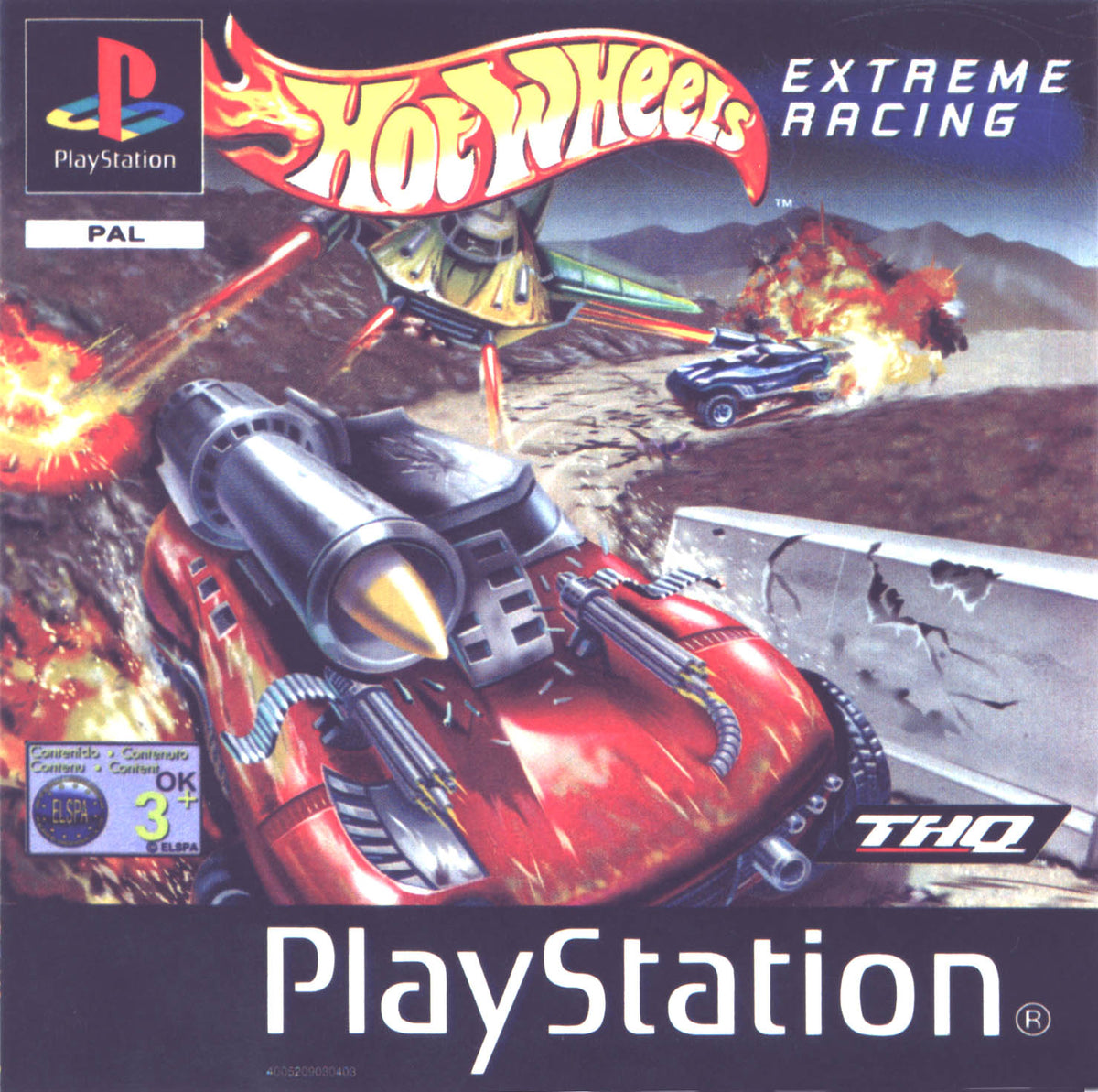 Hot Wheels Extreme Racing - PlayStation 1 PS1