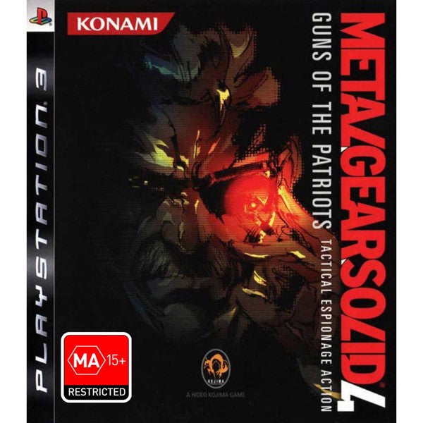 Metal Gear Solid 4: Guns of the Patriots - PlayStation 3 PS3