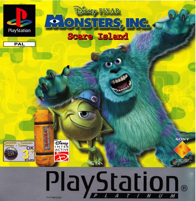 Monsters, Inc. Scare Island - PlayStation 1 PS1