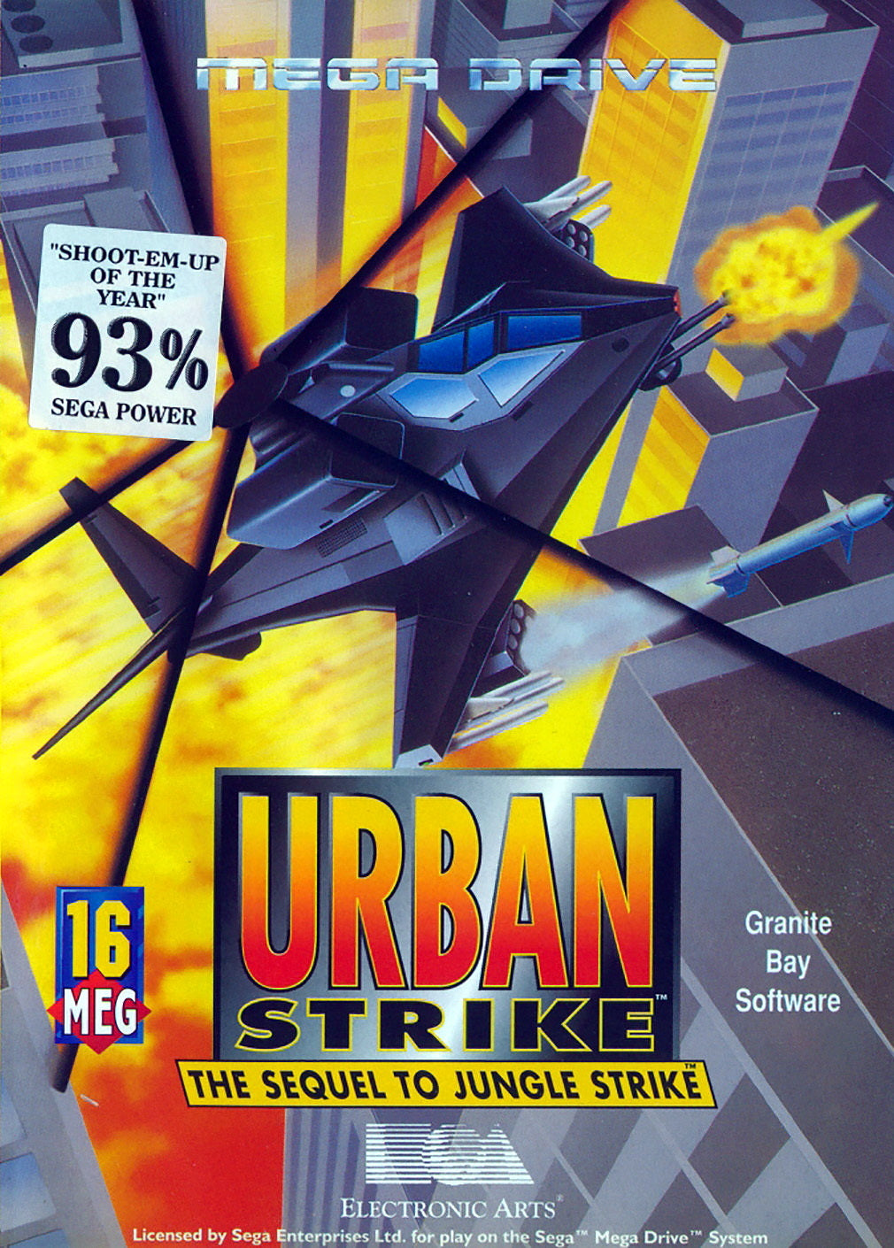 Urban Strike - Sega Mega Drive