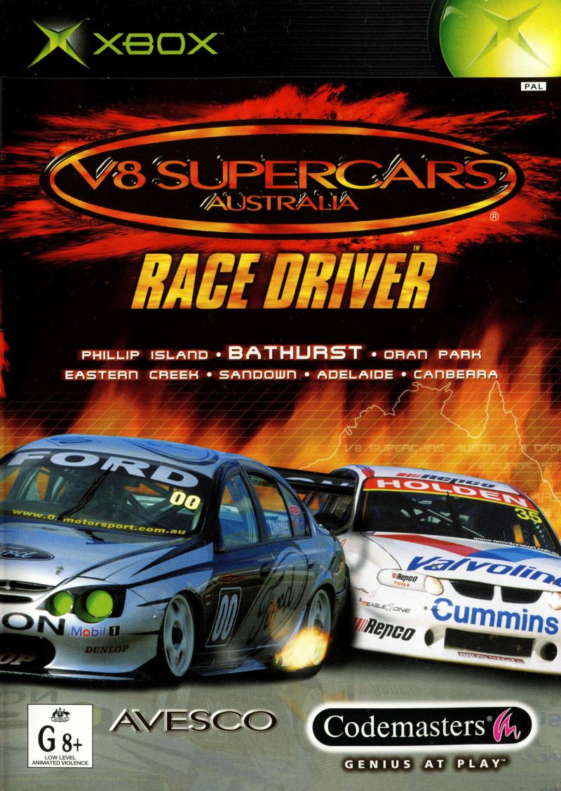 V8 Supercars Race Driver - Xbox Original