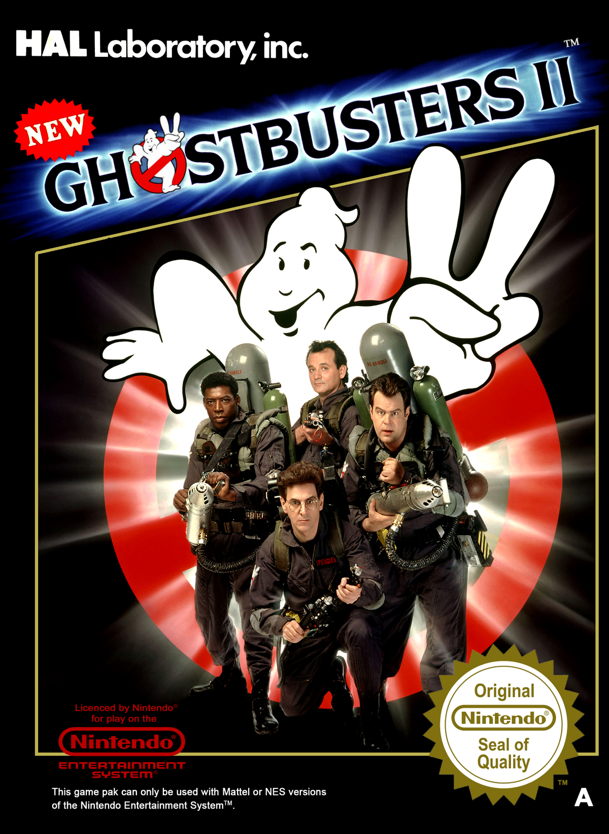 New Ghostbusters II - Nintendo Entertainment System NES (Boxed)