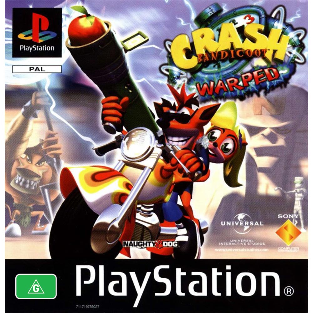 Crash Bandicoot 3: Warped - PlayStation 1 PS1