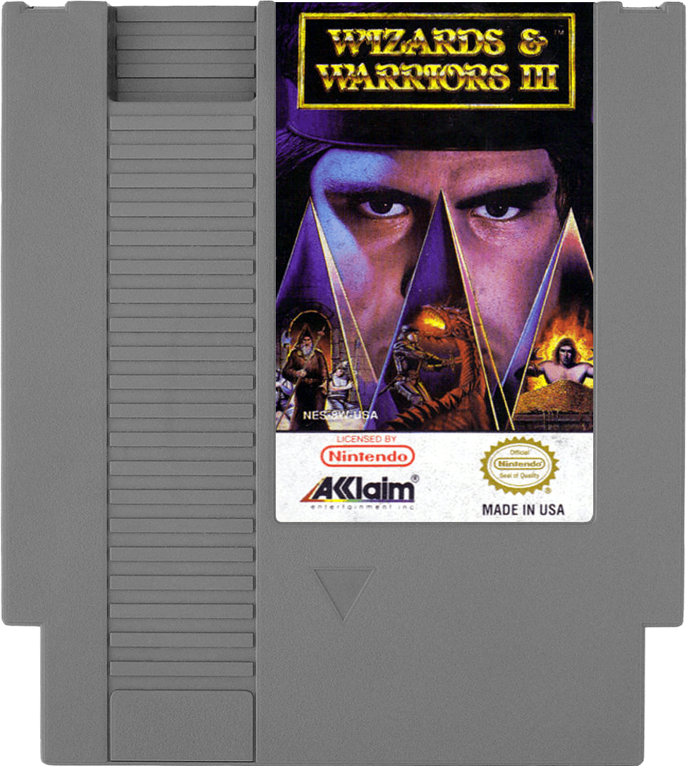 Wizards & Warriors III: Kuros: Visions of Power - Nintendo Entertainment System NES (Cartridge)