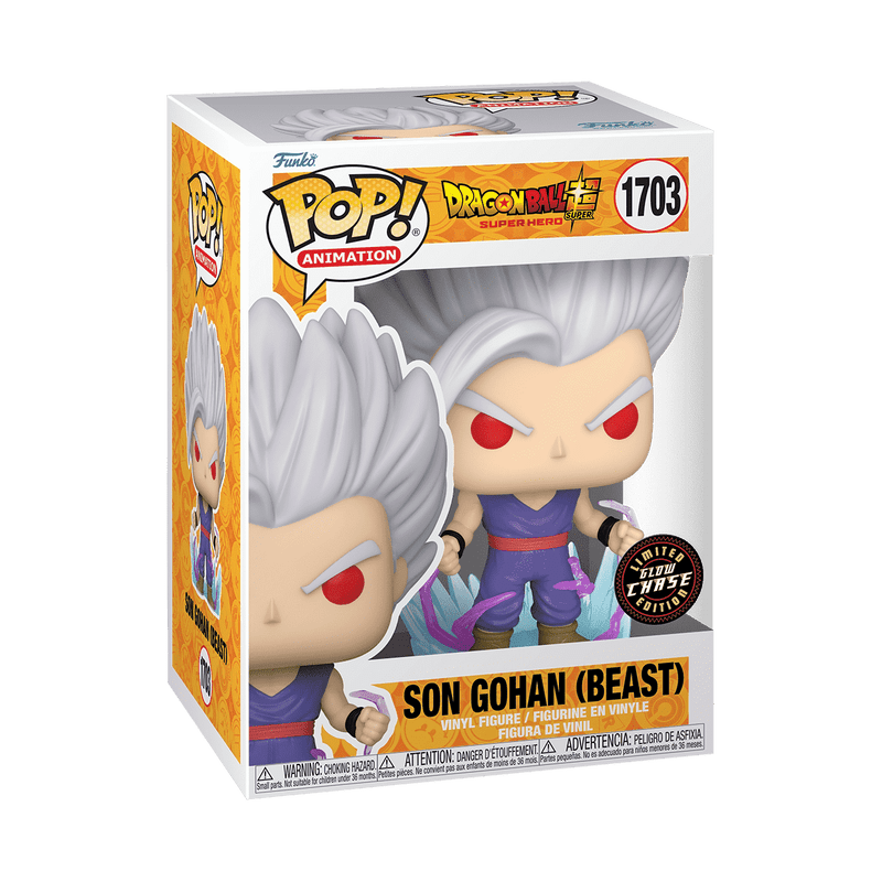 Dragon Ball Super - Son Gohan (Beast) #1703 Glow in the Dark Chase Pop! Vinyl