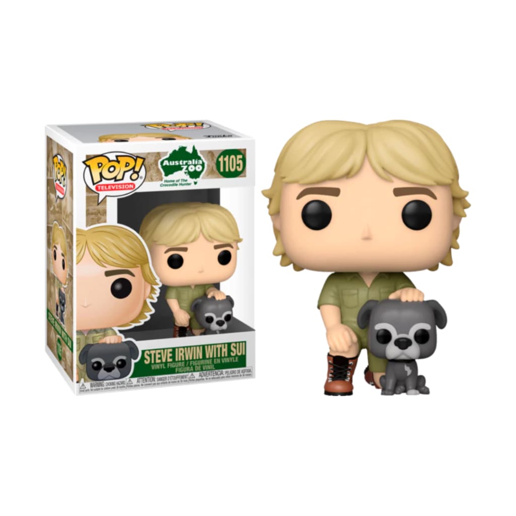 Australia Zoo - Steve Irwin with Sui #1105 Pop! Vinyl Figure