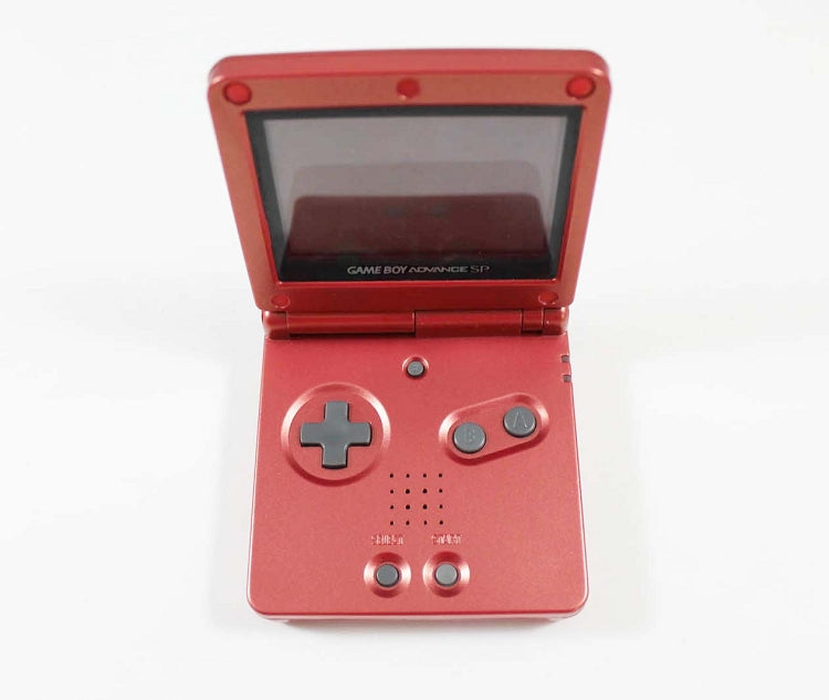 Nintendo Game Boy Advance SP handheld Console Flame Red AGS-001