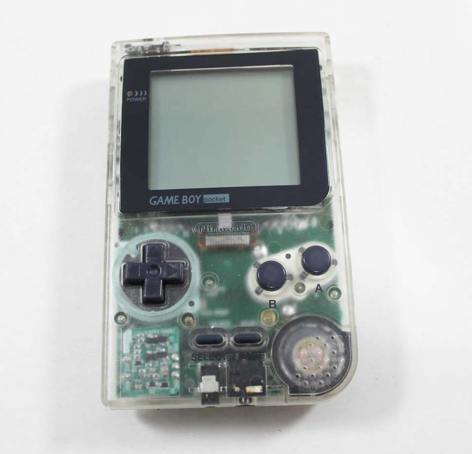 Nintendo Game Boy Pocket Clear Handheld Console