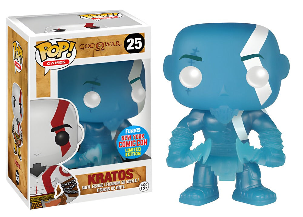 God of War - Kratos #25 Blue New York Comic Con Exclusive Pop! Vinyl Figure