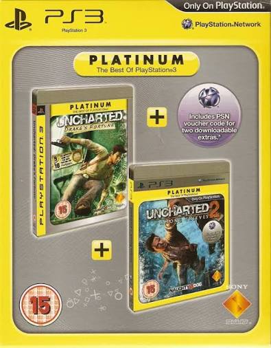 Uncharted: Drake's Fortune & Among Thieves Double Pack - PlayStation 3 PS3