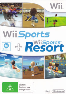 Wii Sports + Wii Sports Resort (2 Games on 1 Disc) - Nintendo Wii