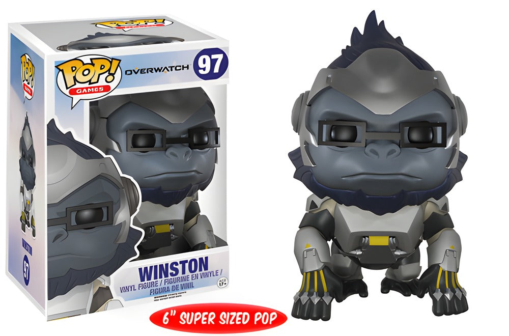 Overwatch - Winston #97 6" Super Sized Pop! Vinyl Figure