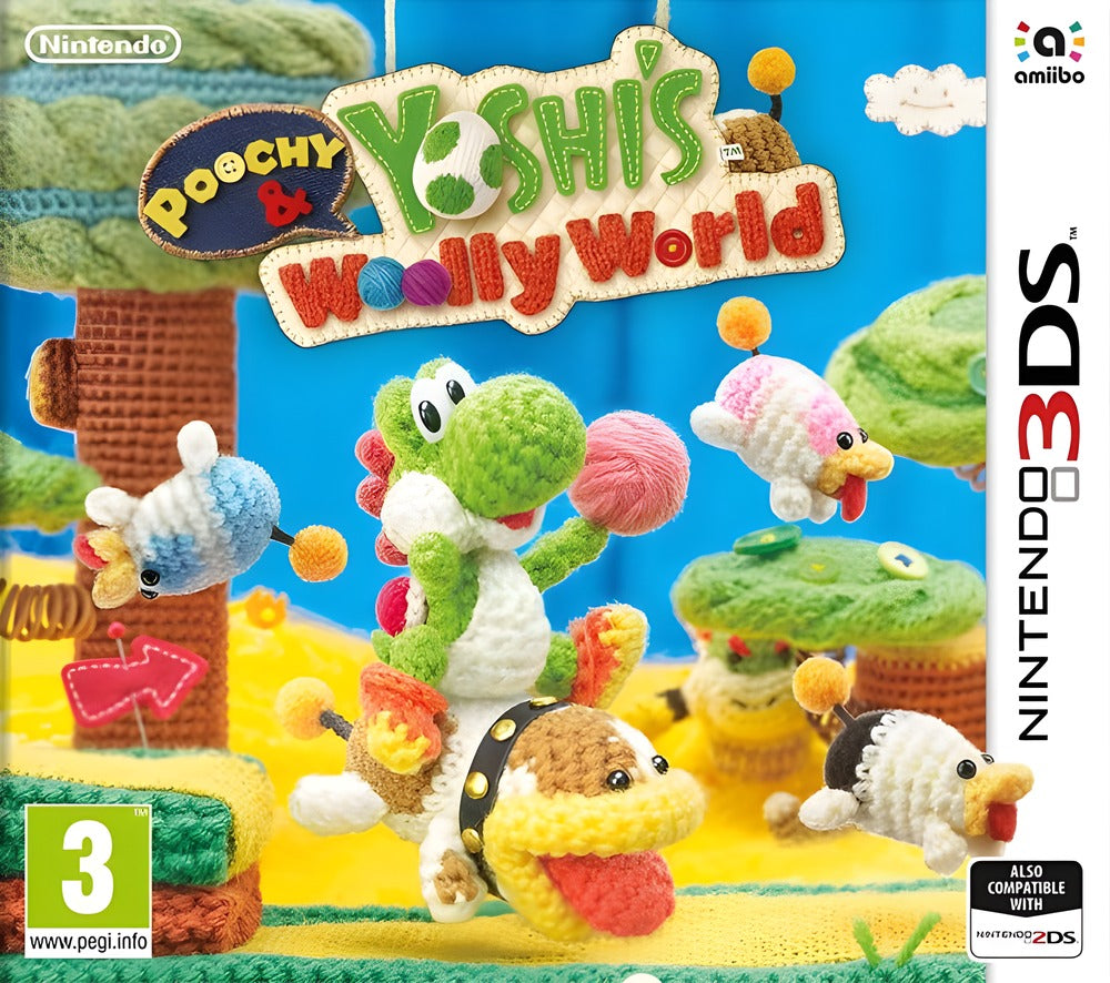Poochy & Yoshi's Woolly World - Nintendo 3DS
