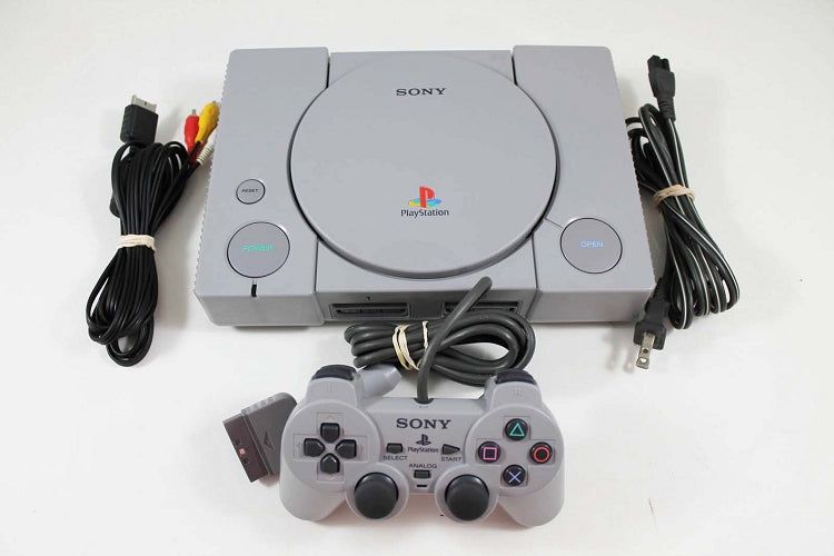 PS1 Console Boxed + 1 Controller (Original Grey) - PlayStation 1