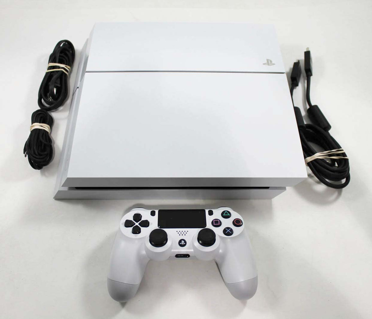 PlayStation 4 PS4 Console + 1 Controller (Glacier White) - 500GB Hard drive