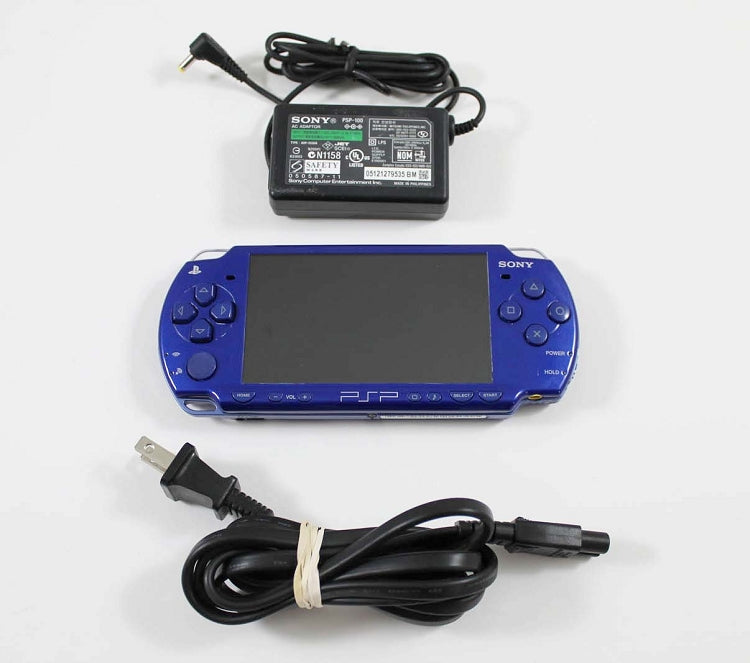 PlayStation Portable PSP Console Metallic Blue 2001 PSP-2001