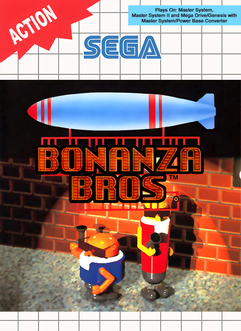 Bonanza Bros. - Sega Master System