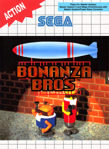 Bonanza Bros. - Sega Master System