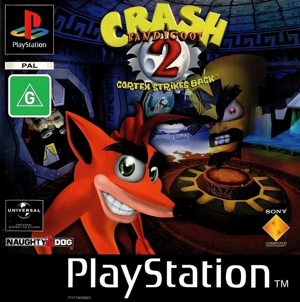 Crash Bandicoot 2: Cortex Strikes Back (Platinum) - PlayStation 1 PS1