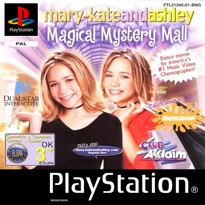 Mary-Kate and Ashley: Magical Mystery Mall - PlayStation 1 PS1