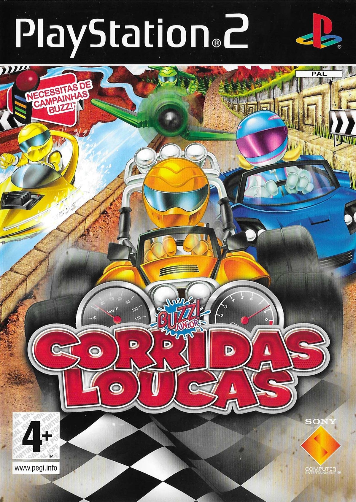Buzz! Junior: Ace Racers - PlayStation 2 PS2
