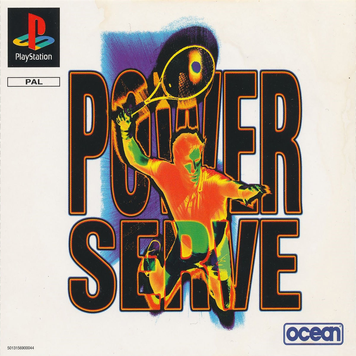 Power Serve 3D Tennis - PlayStation 1 PS1