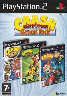 Crash Bandicoot Action Pack - PlayStation 2 PS2