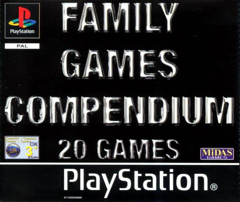 Family Games Compendium - PlayStation 1 PS1
