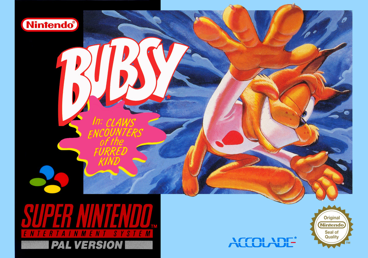 Bubsy in: Claws Encounters of the Furred Kind - SNES (Boxed)