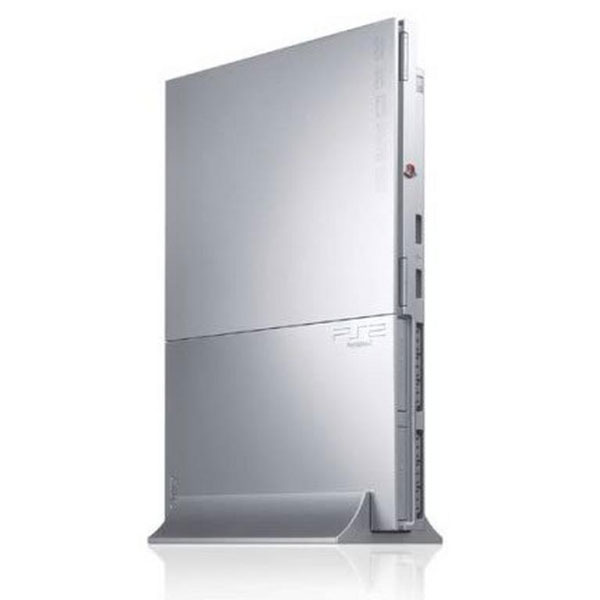 PS2 Console + 1 Controller (Slimline Silver) - PlayStation 2