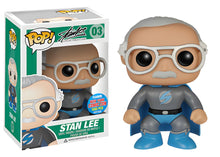 Stan Lee - Superhero #03 (2015 NYCC Exclusive, Grey & Blue) Pop! Vinyl Figure